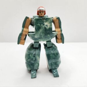 Boulder Transformers Vintage Rock Lords 1985 Bandai Japan Green Action Figure